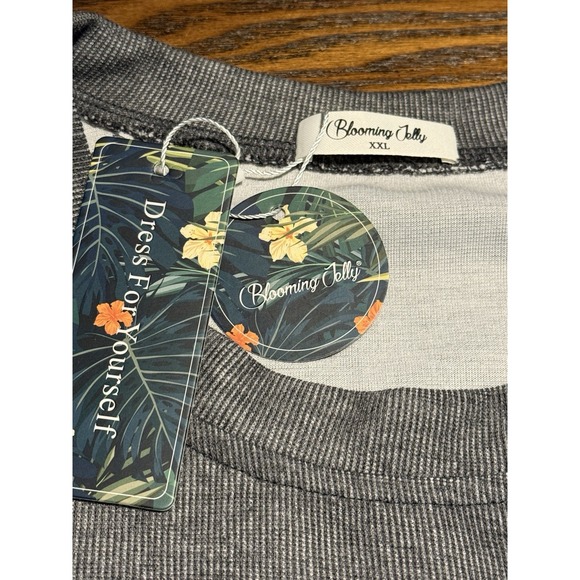 Blooming‎ Jelly Women's XXL Sweatshirt Gray "MOM MODE" Cozy Pullover NWT Mother - Picture 9 of 16